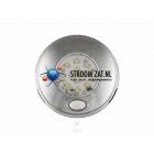 Led Interieurverlichting voorzien warm white licht 12V chrome rand & schakelaar rond 80